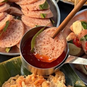 Alternative view of NEM CHUA LÁ ỔI - VIETNAMESE FERMENTED PORK