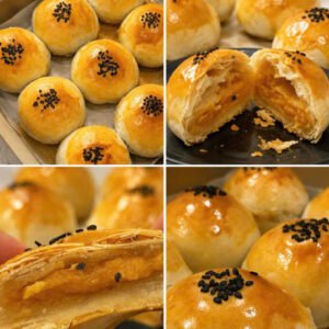 Alternative view of Lava Egg Pastry (Bánh nướng trứng chảy ngàn lớp) SET 6pcs