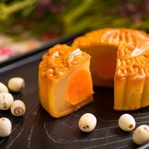 Alternative view of BAKE Lotus seed (Bánh nướng hạt sen)